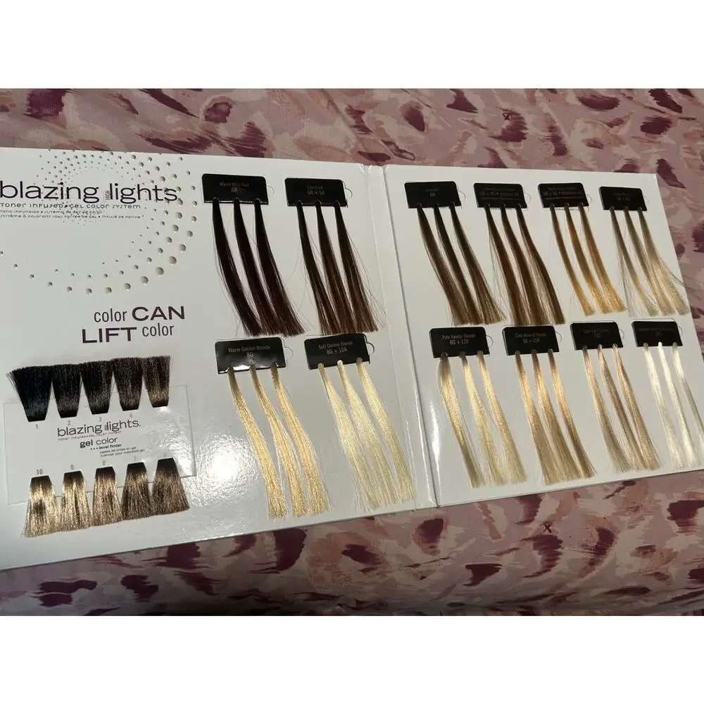 SCRUPLES SWATCH BOOK PROFESSIONAL BLAZING HIGHLIGHTS TONER INFUSED GEL COLOR